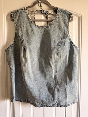 wild fable Light Blue Denim Sleeveless Tank